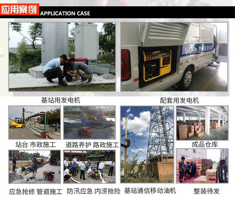 單三相5kW小型汽油發(fā)電機組 案例