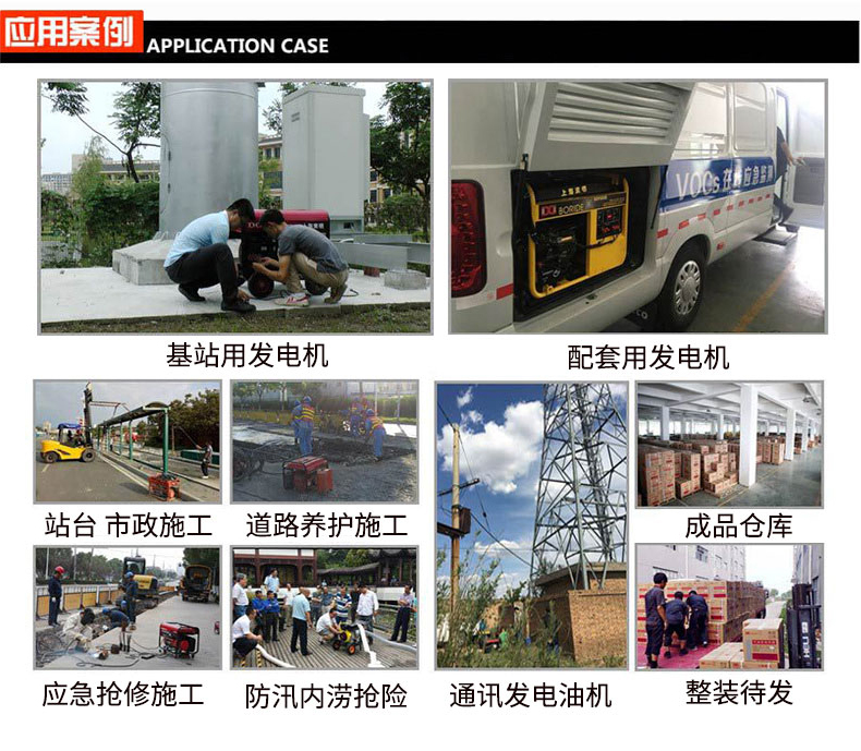 柴油5kw發電機應用案例